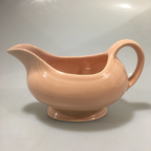 Fiestaware Dining Fiesta Ware Gravy Boat Peach Apricot Made In Usa